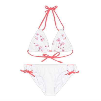 Flower Strappy Bikini Set (AOP)