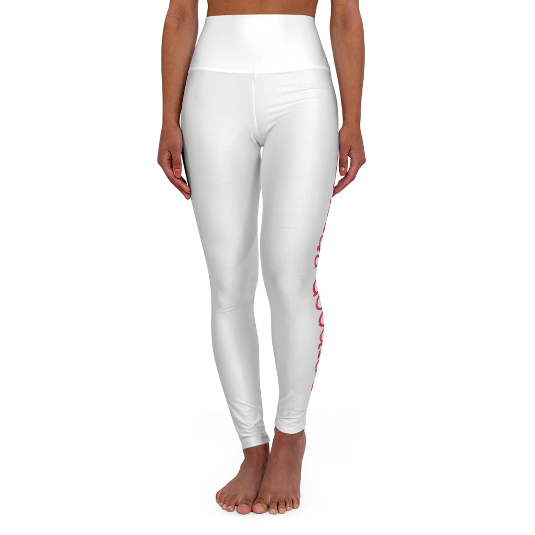 BoneAfide high Waisted Yoga Leggings (AOP)