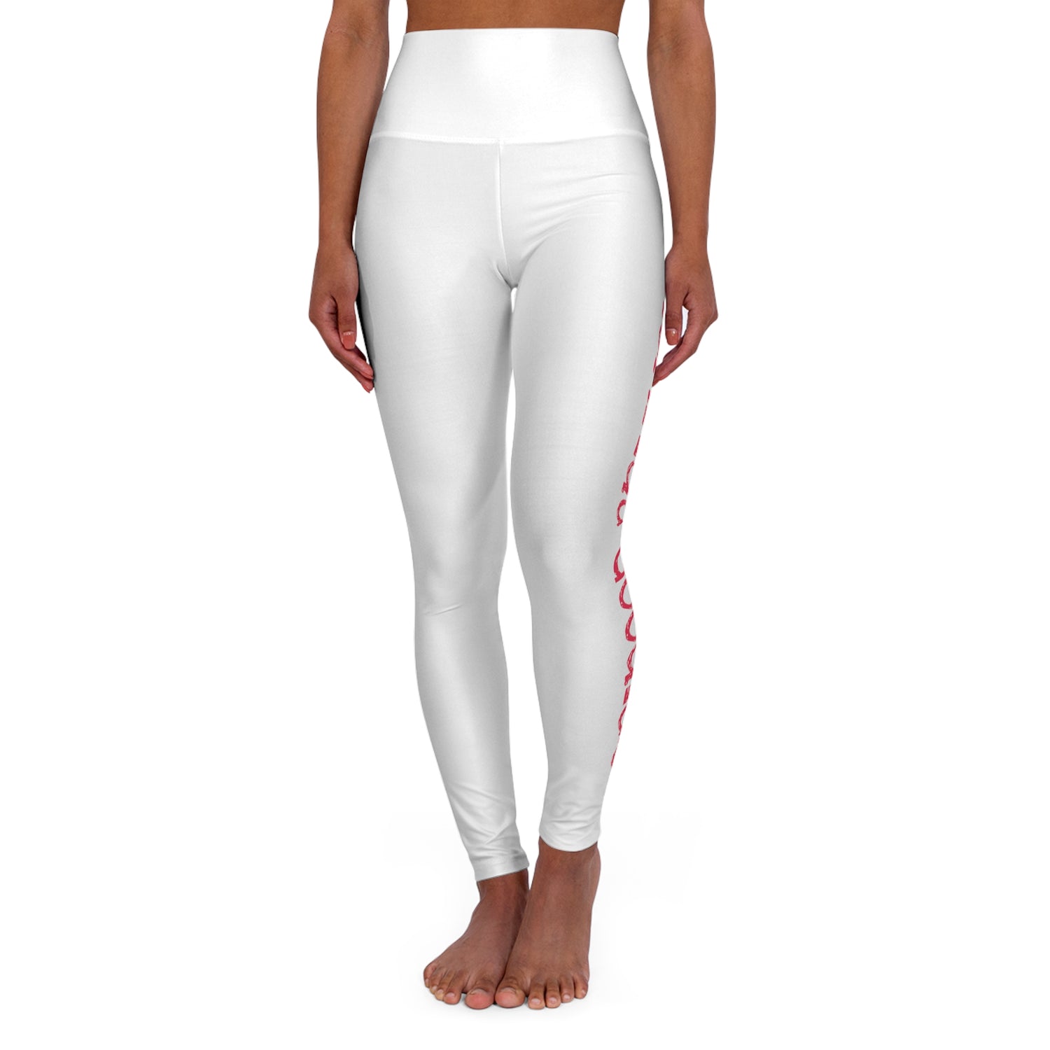 BoneAfide high Waisted Yoga Leggings (AOP)