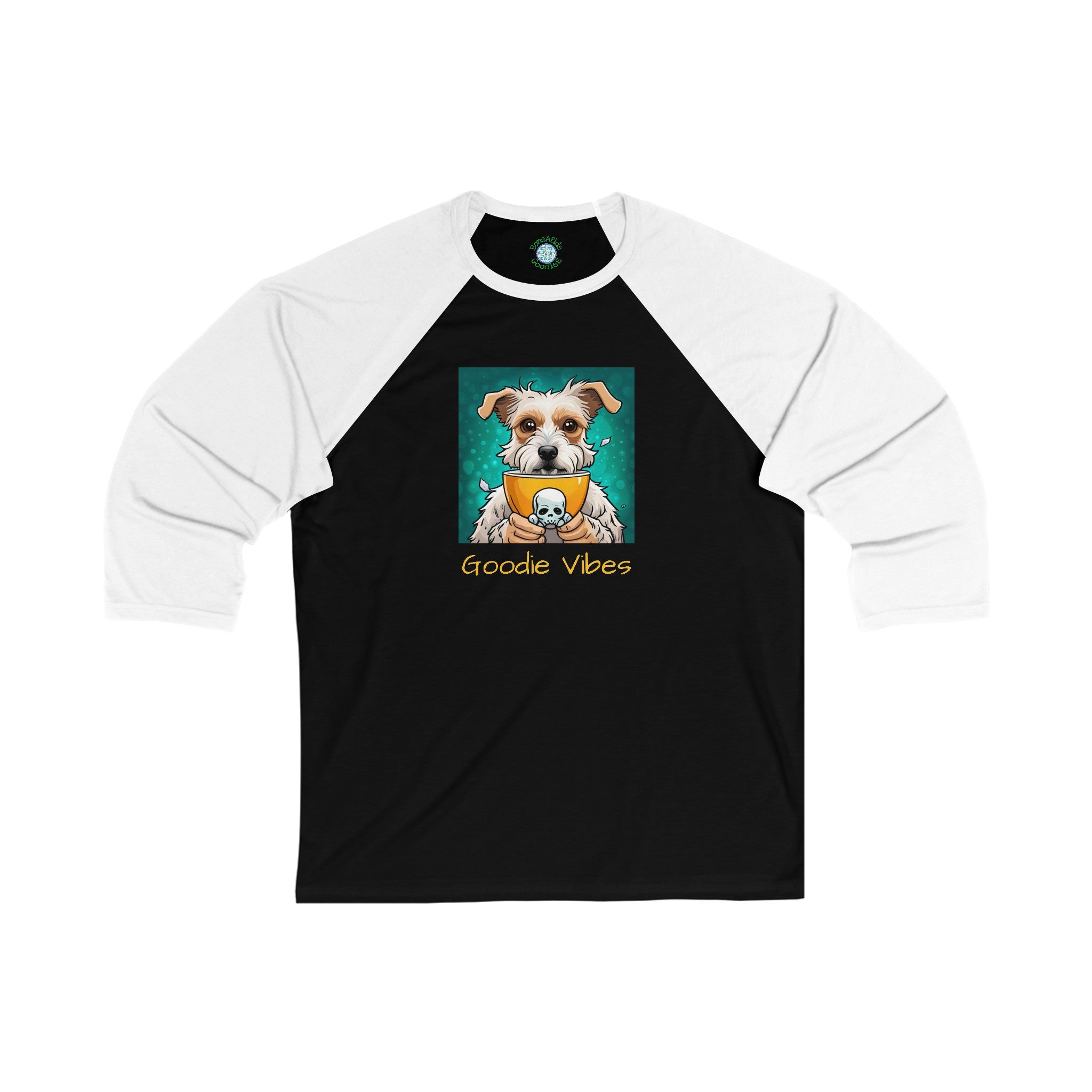 pup cup 3\4 Sleeve Baseball Tee