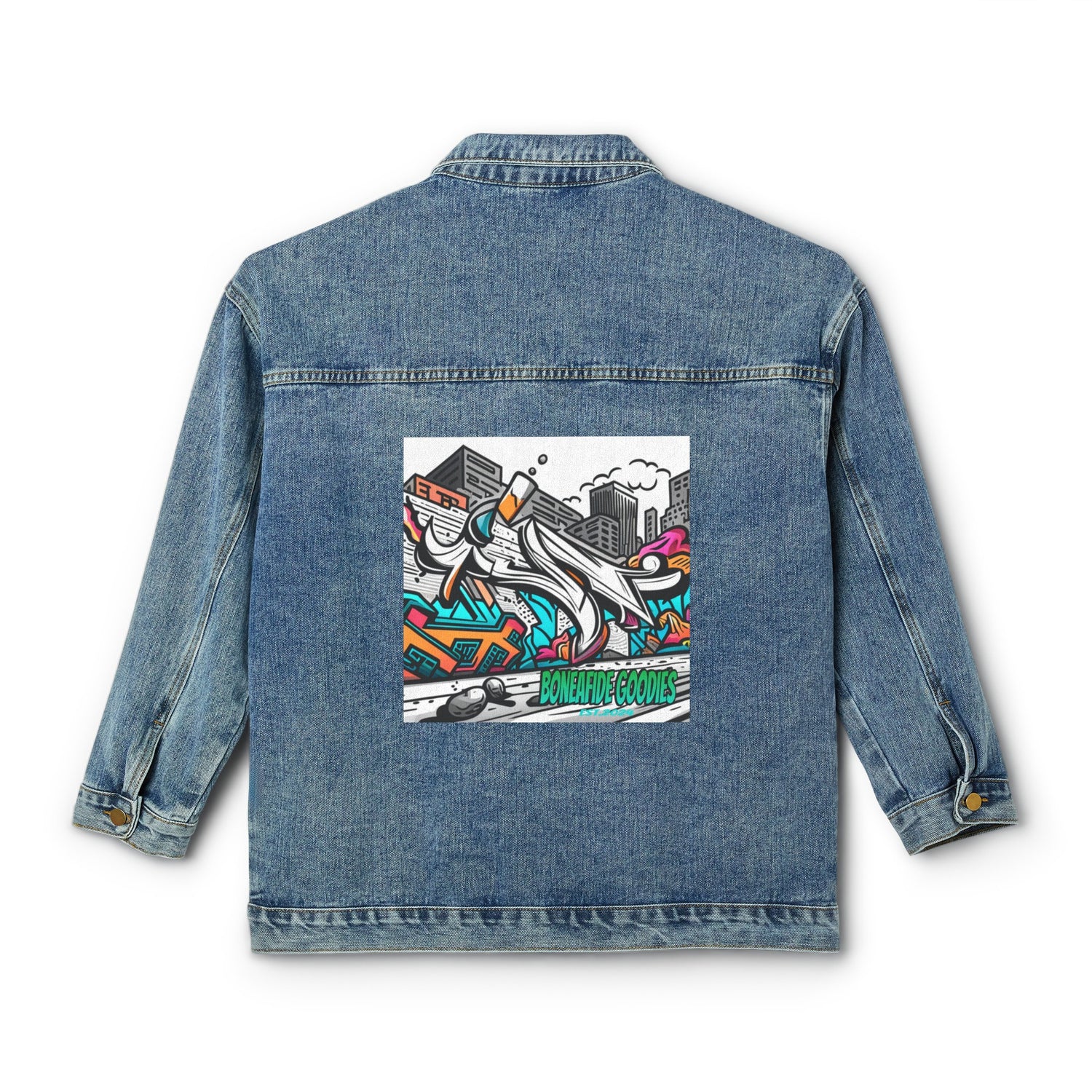 Graffiti Denim Jacket