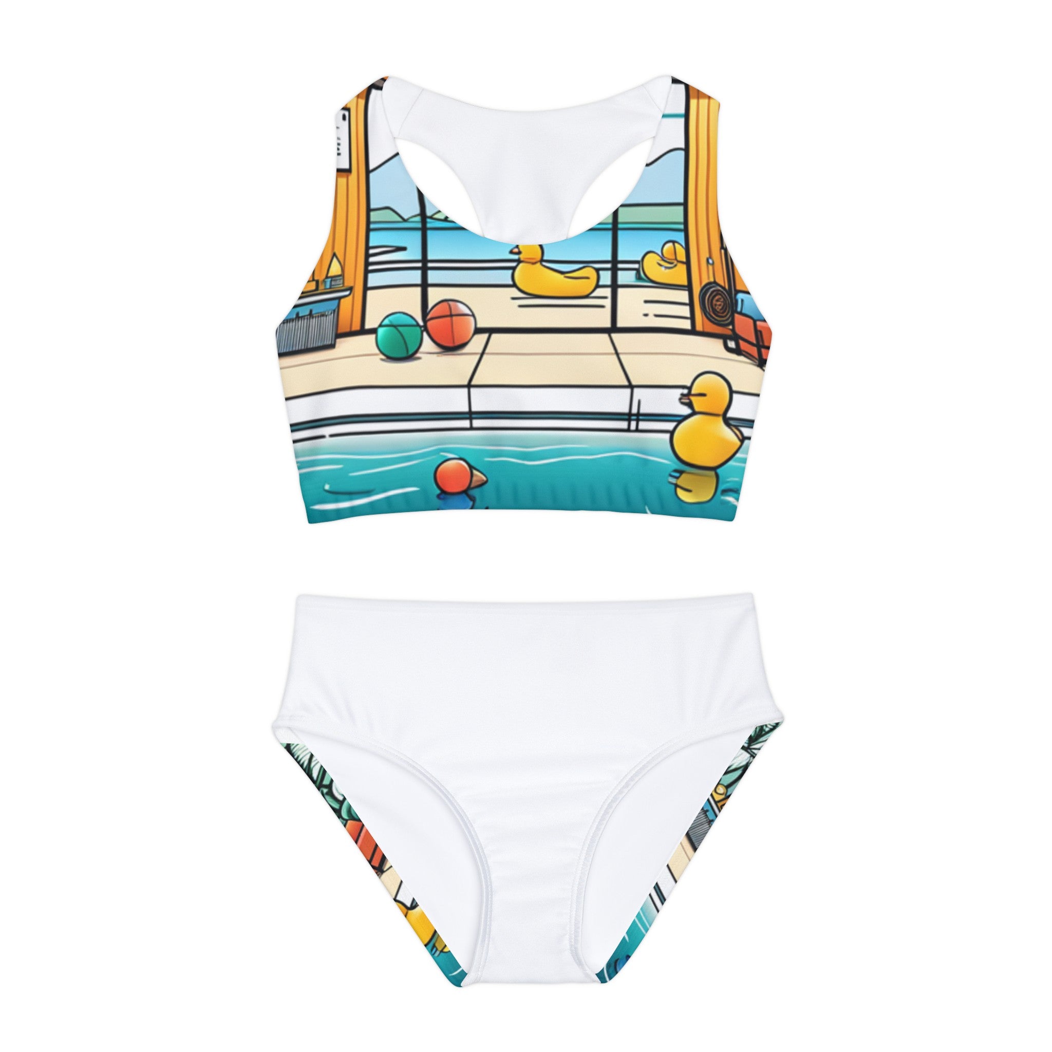 Pool time girls Swimsuit (AOP)